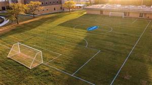School soccer field