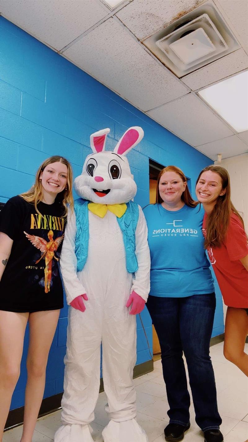 easter bunny with lifeguards